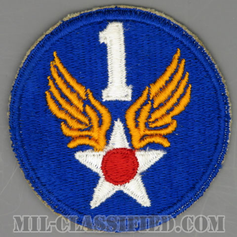 第1空軍（1st Air Force）[カラー/カットエッジ/パッチ/1点物]の画像