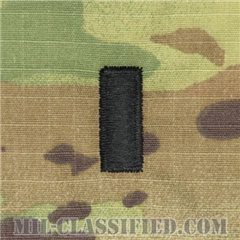 中尉（First Lieutenant (1LT)）[OCP（7C）/空軍階級章/キャップ・チェスト用/縫い付けパッチ]の画像