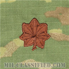 少佐（Major (MAJ)）[OCP/空軍階級章/キャップ・チェスト用/縫い付けパッチ]画像
