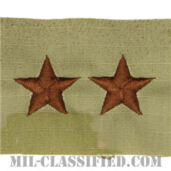 少将（Major General (MG)）[OCP（7C）/空軍階級章/キャップ用/縫い付けパッチ]の画像