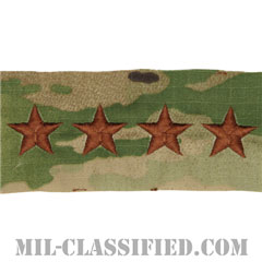 大将（General (GEN)）[OCP（7C）/空軍階級章/キャップ用/縫い付けパッチ]の画像