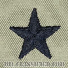 准将（Brigadier General (BG)）[ABU/空軍階級章/パッチ/ペア（2枚1組）]の画像