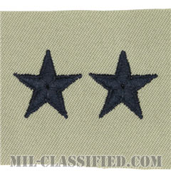 少将（Major General (MG)）[ABU/空軍階級章/パッチ/ペア（2枚1組）]の画像