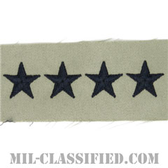 大将（General (GEN)）[ABU/空軍階級章/パッチ/ペア（2枚1組）]の画像