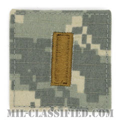 少尉（Second Lieutenant (2LT)）[UCP（ACU）/階級章/ベルクロ付パッチ]画像