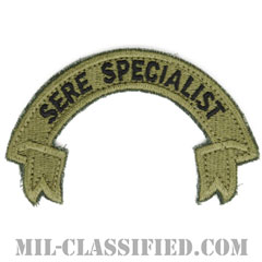 SERE (生存・回避・抵抗・脱走) スペシャリスト（SERE Specialist）[OCP/カットエッジ/ベルクロ付パッチ]の画像