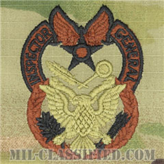 監察官章（Inspector General Badge）[OCP/ブラウン刺繍/パッチ]の画像