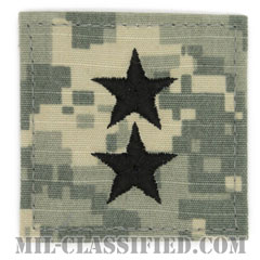 少将（Major General (MG)）[UCP（ACU）/階級章/ベルクロ付パッチ]の画像