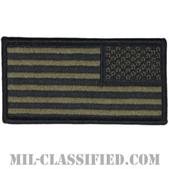 星条旗 NWU Type3 AOR2（リバース）（USA Flag (Reversed)）[ベルクロ付パッチ]の画像
