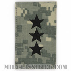 中将（Lieutenant General (LTG)）[UCP（ACU）/階級章/ベルクロ付パッチ]の画像