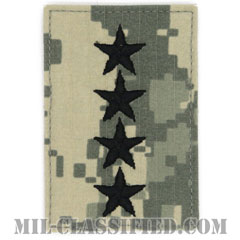 大将（General (GEN)）[UCP（ACU）/階級章/ベルクロ付パッチ]の画像