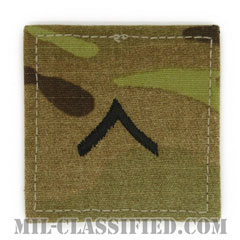 一等兵（Private Second Class (PV2)）[OCP（7C）/階級章/ベルクロ付パッチ]の画像