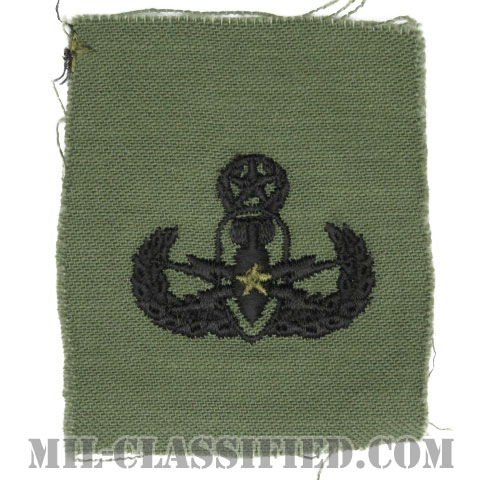 爆破物処理章 (マスター)（Explosive Ordnance Disposal (EOD), Badge, Master）[サブデュード/1960s/コットン100％/パッチ]の画像