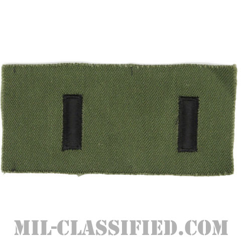 中尉（First Lieutenant (1LT)）[サブデュード/階級章/1960s/コットン100％/パッチ/ペア（2枚1組）]の画像