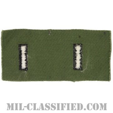 中尉（First Lieutenant (1LT)）[サブデュード/階級章/1960s/コットン100％/パッチ/ペア（2枚1組）]画像