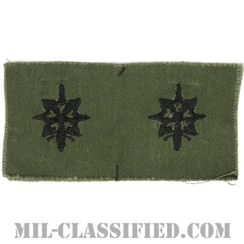 情報科章（Military Intelligence Corps）[サブデュード/兵科章/1960s/コットン100％/パッチ/ペア（2枚1組）]の画像