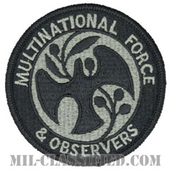 多国籍軍監視団（Multinational Force and Observers / MFO）[UCP（ACU）/メロウエッジ/ベルクロ付パッチ]の画像