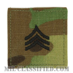 軍曹（Sergeant (SGT)）[OCP（7C）/階級章/ベルクロ付パッチ]画像