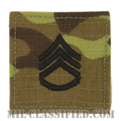 二等軍曹（Staff Sergeant (SSG)）[OCP（7C）/階級章/ベルクロ付パッチ]画像