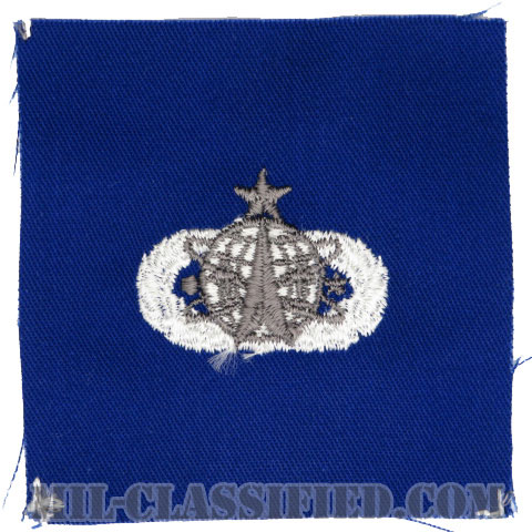 宇宙ミサイル章 (シニア)（Space and Missile Badge, Senior）[カラー/空軍ブルー生地/パッチ]の画像