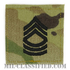 曹長（Master Sergeant (MSG)）[OCP（7C）/階級章/ベルクロ付パッチ]画像
