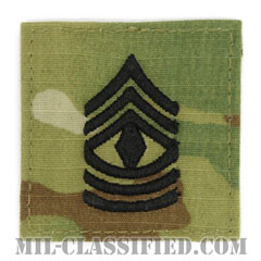先任曹長（First Sergeant (1SG)）[OCP（7C）/階級章/ベルクロ付パッチ]画像
