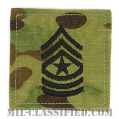 上級曹長（Sergeant Major (SGM)）[OCP（7C）/階級章/ベルクロ付パッチ]画像