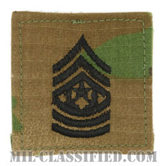 最先任上級曹長（Command Sergeant Major (CSM)）[OCP（7C）/階級章/ベルクロ付パッチ]の画像