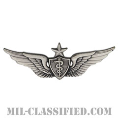 飛行医師章 (シニア)（Flight Surgeon, Senior）[カラー/燻し銀/バッジ]の画像