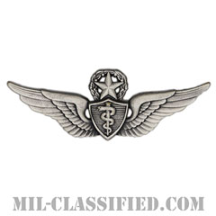 飛行医師章 (マスター)（Flight Surgeon, Master）[カラー/燻し銀/バッジ]の画像