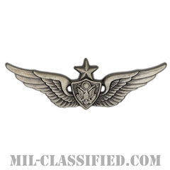 航空機搭乗員章 (シニア・エアクルー)（Army Aviation Badge (Aircrew), Senior）[カラー/燻し銀/バッジ]画像