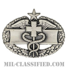 戦闘医療章 (セカンド)（Combat Medical Badge (CMB), Second Award）[カラー/燻し銀/バッジ]の画像