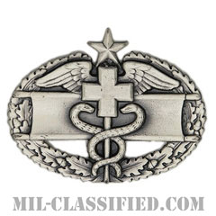 戦闘医療章 (セカンド)（Combat Medical Badge (CMB), Second Award）[カラー/燻し銀/バッジ]画像