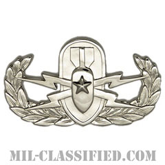 爆破物処理章 (シニア) （Explosive Ordnance Disposal (EOD), Badge, Senior）[カラー/鏡面仕上げ/バッジ]の画像