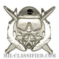 特殊作戦潜水責任者章（Diver Badge, Special Operations Diving Supervisor）[カラー/鏡面仕上げ/バッジ]の画像