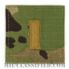 少尉（Second Lieutenant (2LT)）[OCP（7C）/階級章/ベルクロ付パッチ]画像