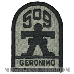 第509歩兵連隊（509th Infantry Regiment）[UCP（ACU）/メロウエッジ/ベルクロ付パッチ]の画像