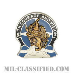 第201遠征軍事情報旅団（201st Military Intelligence Brigade）[カラー/クレスト（Crest・DUI・DI）バッジ]の画像