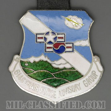 第6146在韓空軍軍事顧問群（6146th Air Force Korea Advisory Group）[カラー/バッジ/ポケットハンガー/1点物]画像