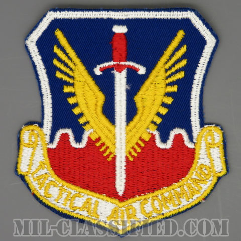 戦術航空軍団（Tactical Air Command (TAC)）[カラー/カットエッジ/パッチ/1960s/4インチ規格]の画像
