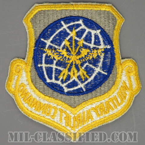 軍事空輸軍団（Military Airlift Command (MAC)）[カラー/カットエッジ/パッチ/1960s/4インチ規格]画像