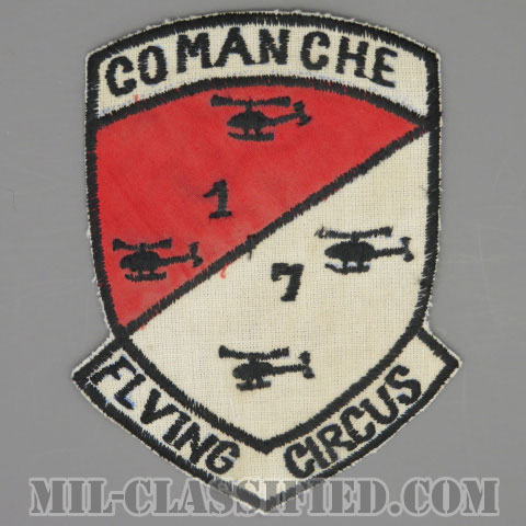 第1騎兵連隊第7大隊C中隊（C Troop, 7th Squadron, 1st Cavalry Regiment）[カラー/カットエッジ/パッチ/レプリカ1点物]の画像