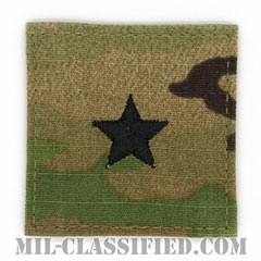 准将（Brigadier General (BG)）[OCP（7C）/階級章/ベルクロ付パッチ]の画像