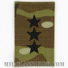 中将（Lieutenant General (LTG)）[OCP（7C）/階級章/ベルクロ付パッチ]の画像