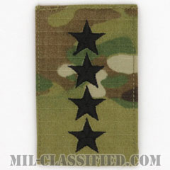 大将（General (GEN)）[OCP（7C）/階級章/ベルクロ付パッチ]の画像