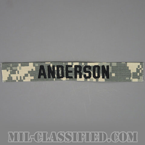 ANDERSON [UCP（ACU）/ブラック刺繍/ネームテープ/縫い付け用パッチ]の画像