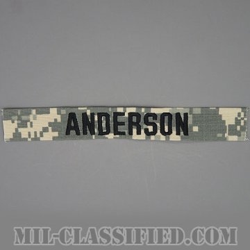 ANDERSON [UCP（ACU）/ブラック刺繍/ネームテープ/縫い付け用パッチ]画像