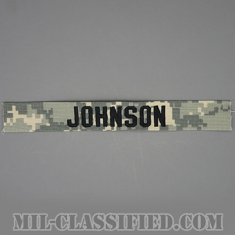 JOHNSON [UCP（ACU）/ブラック刺繍/ネームテープ/縫い付け用パッチ]の画像