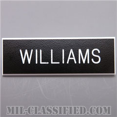 WILLIAMS [アメリカ陸軍用ネームプレート（名札）]の画像