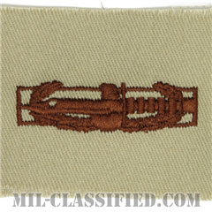 戦闘行動章 (ファースト) 試作品（Combat Action Badge (CAB), First Award, Prototype）[デザート/パッチ]の画像